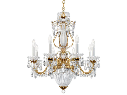 Schonbek 11-Light Bagatelle Chandelier Antique Silver