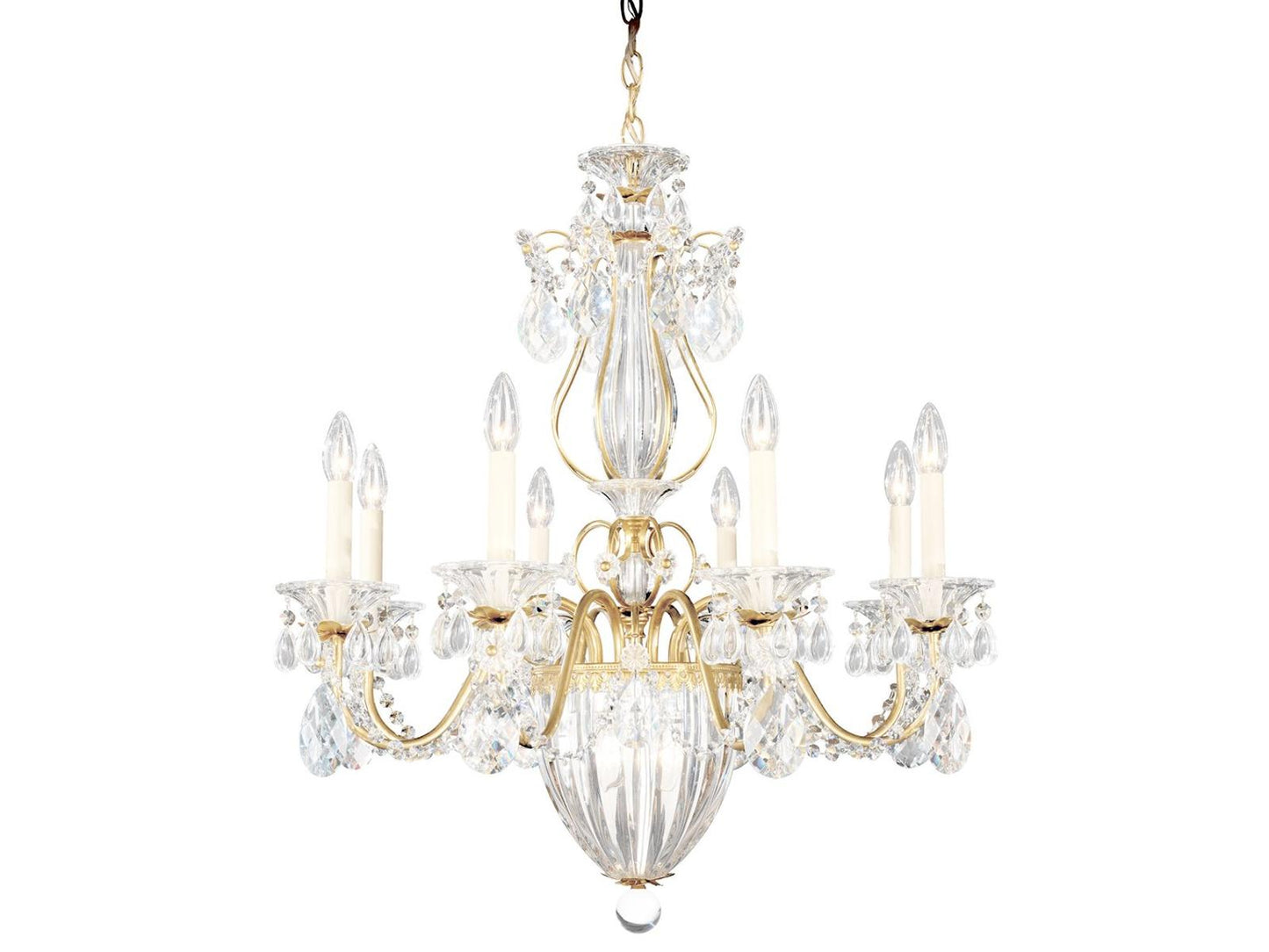 Schonbek 11-Light Bagatelle Chandelier Antique Silver