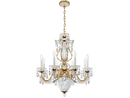 Schonbek 11-Light Bagatelle Chandelier Antique Silver