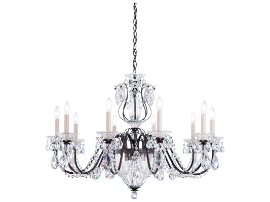 Schonbek Bagatelle 13-Light Chandelier with Heritage Handcut Crystal