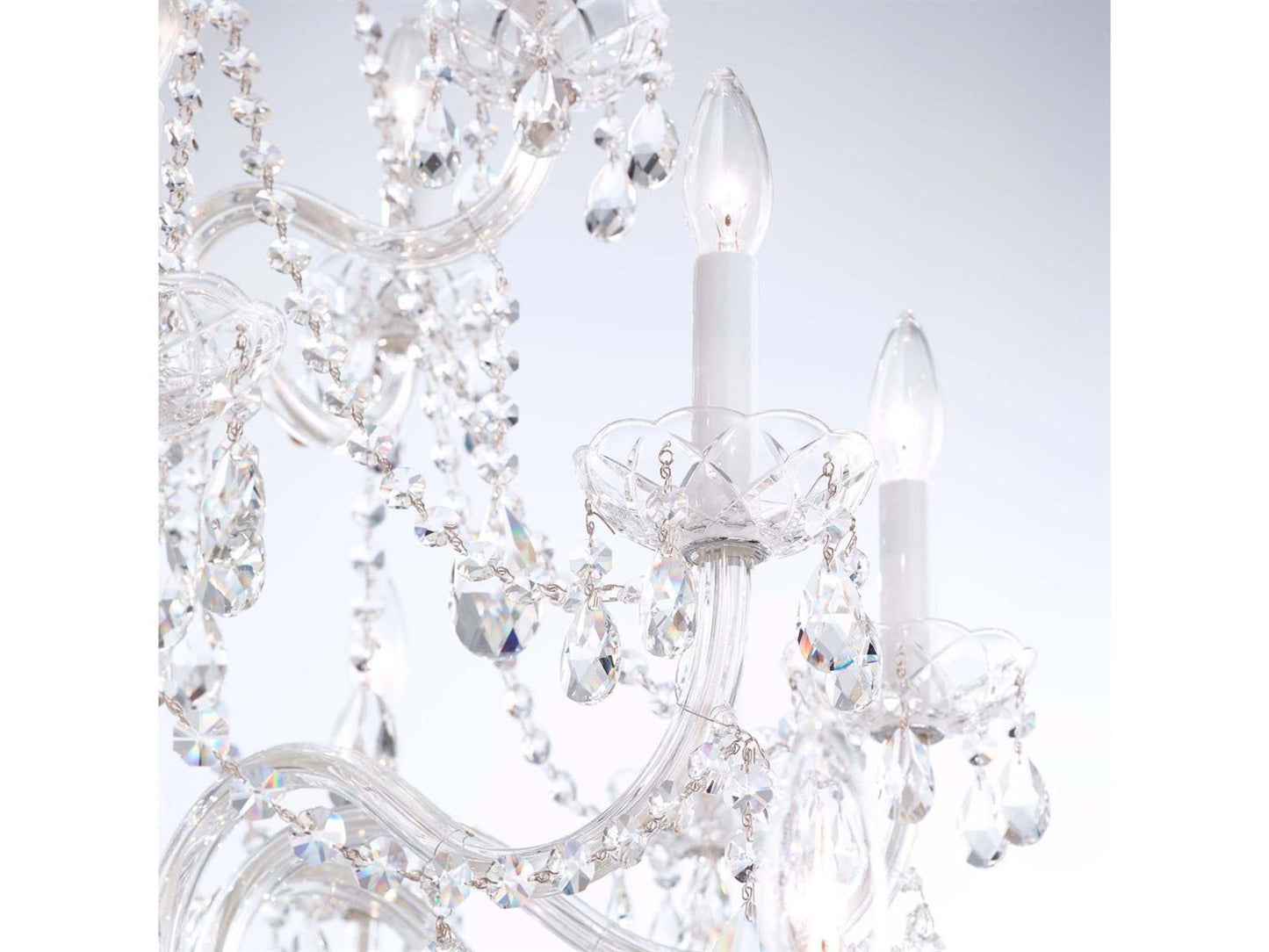 Schonbek 25-Light Arlington Crystal Chandelier in Polished Silver