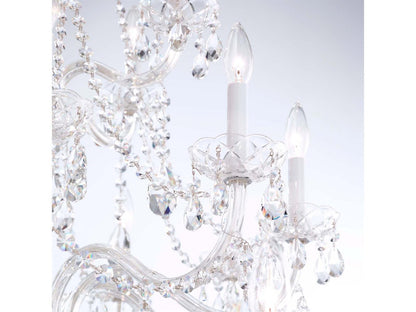 Schonbek 25-Light Arlington Crystal Chandelier in Polished Silver