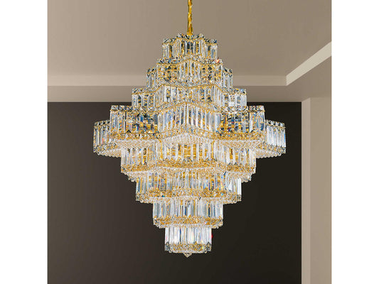 Schonbek 45-Light Equinoxe Chandelier Grand Scale Crystal Lighting