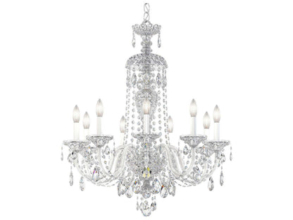 Schonbek Sterling 9-Light Crystal Chandelier