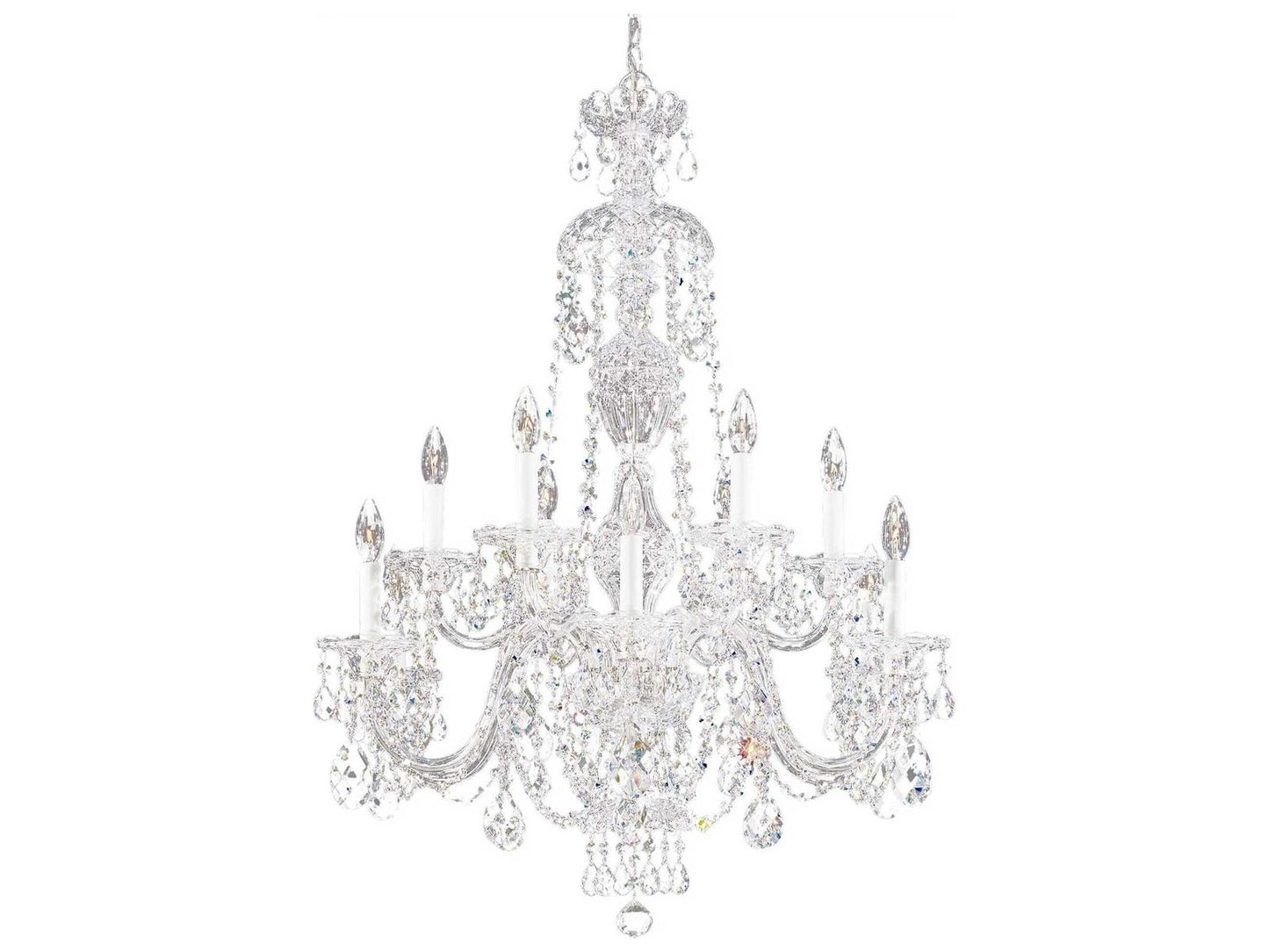 Schonbek 12-Light Sterling Chandelier