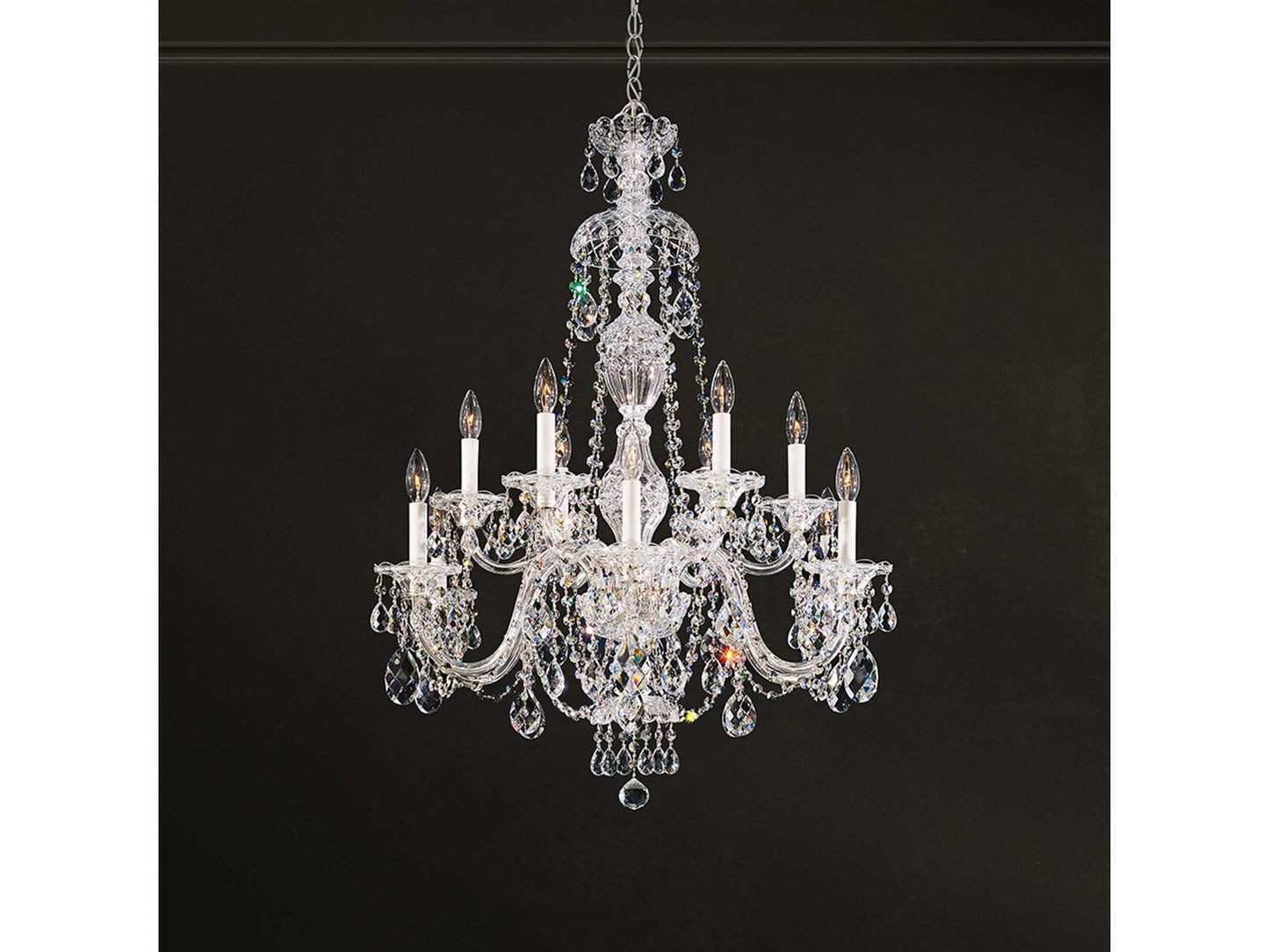 Schonbek 12-Light Sterling Chandelier