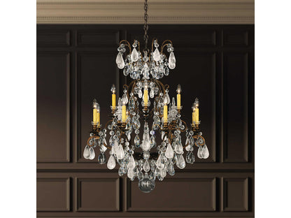 Schonbek 13-Light Renaissance Rock Crystal Chandelier