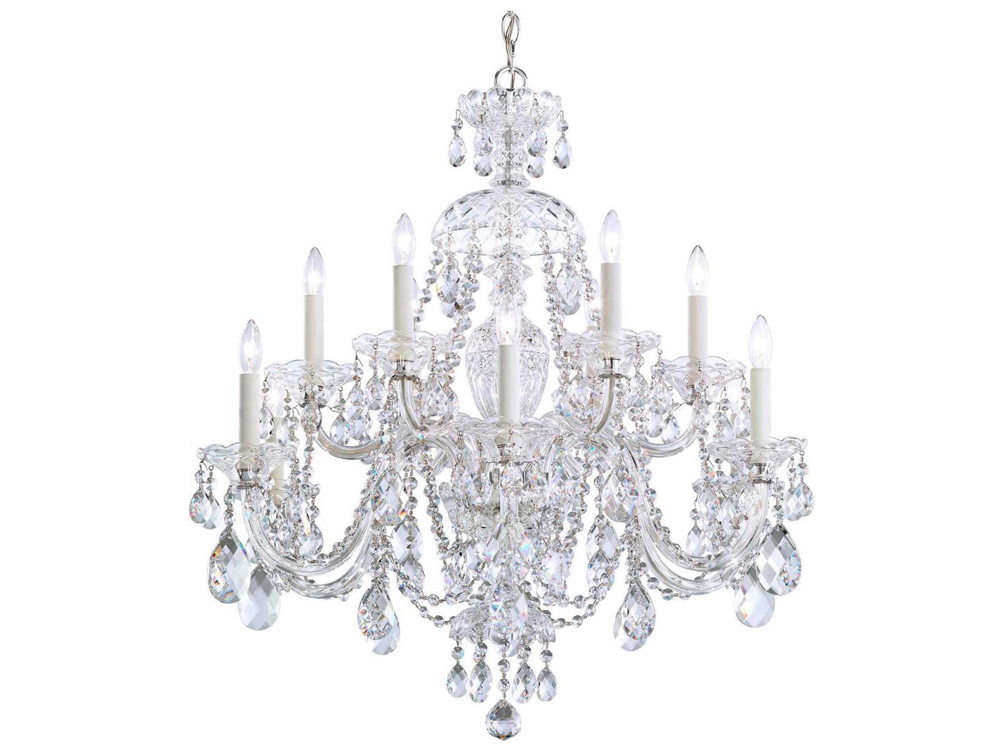 Schonbek 12-Light Sterling Chandelier