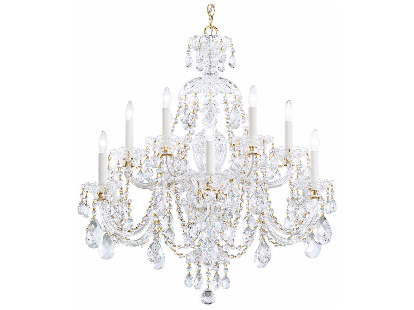 Schonbek 12-Light Sterling Chandelier