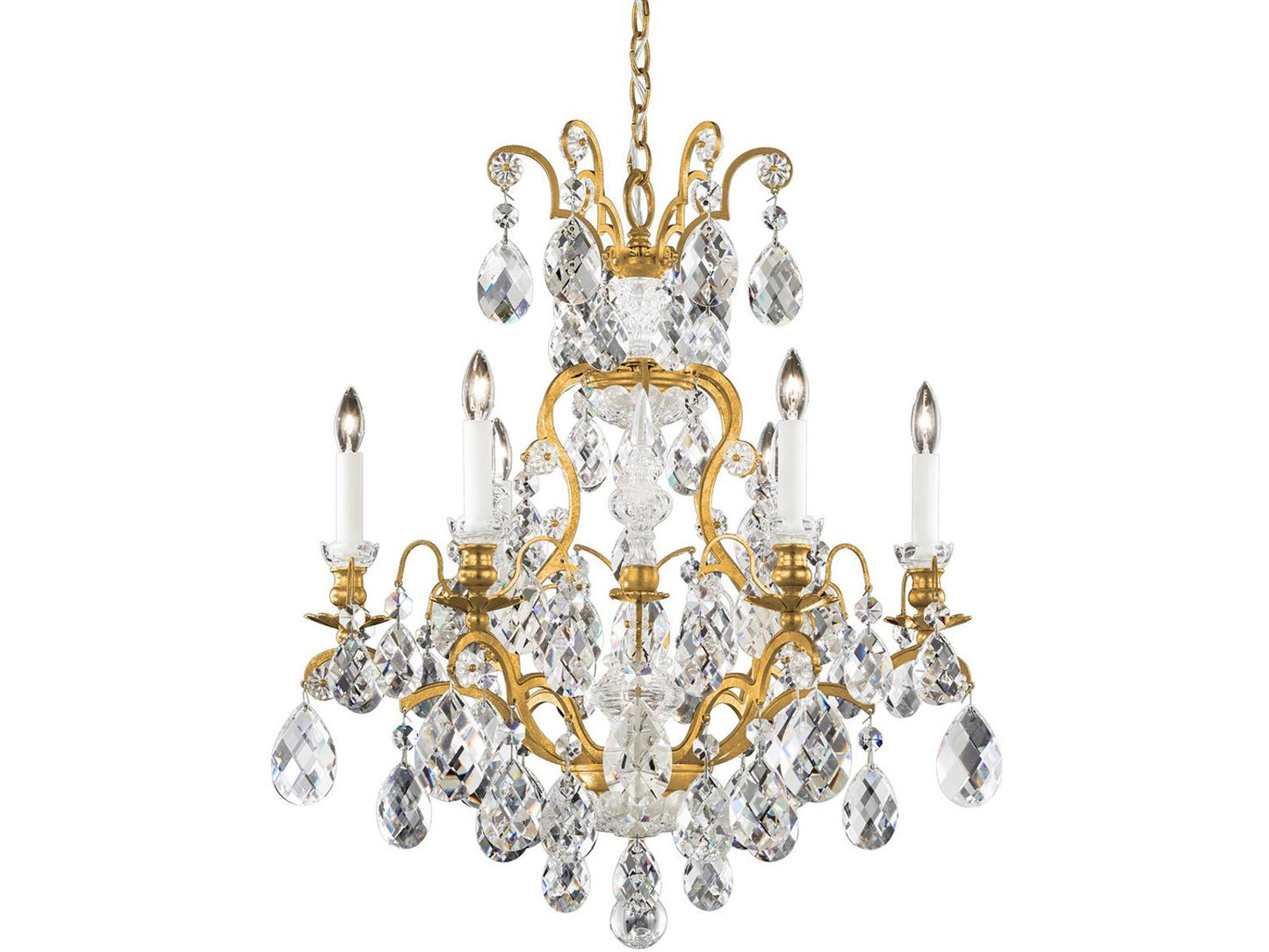 Schonbek 7-Light Renaissance Chandelier