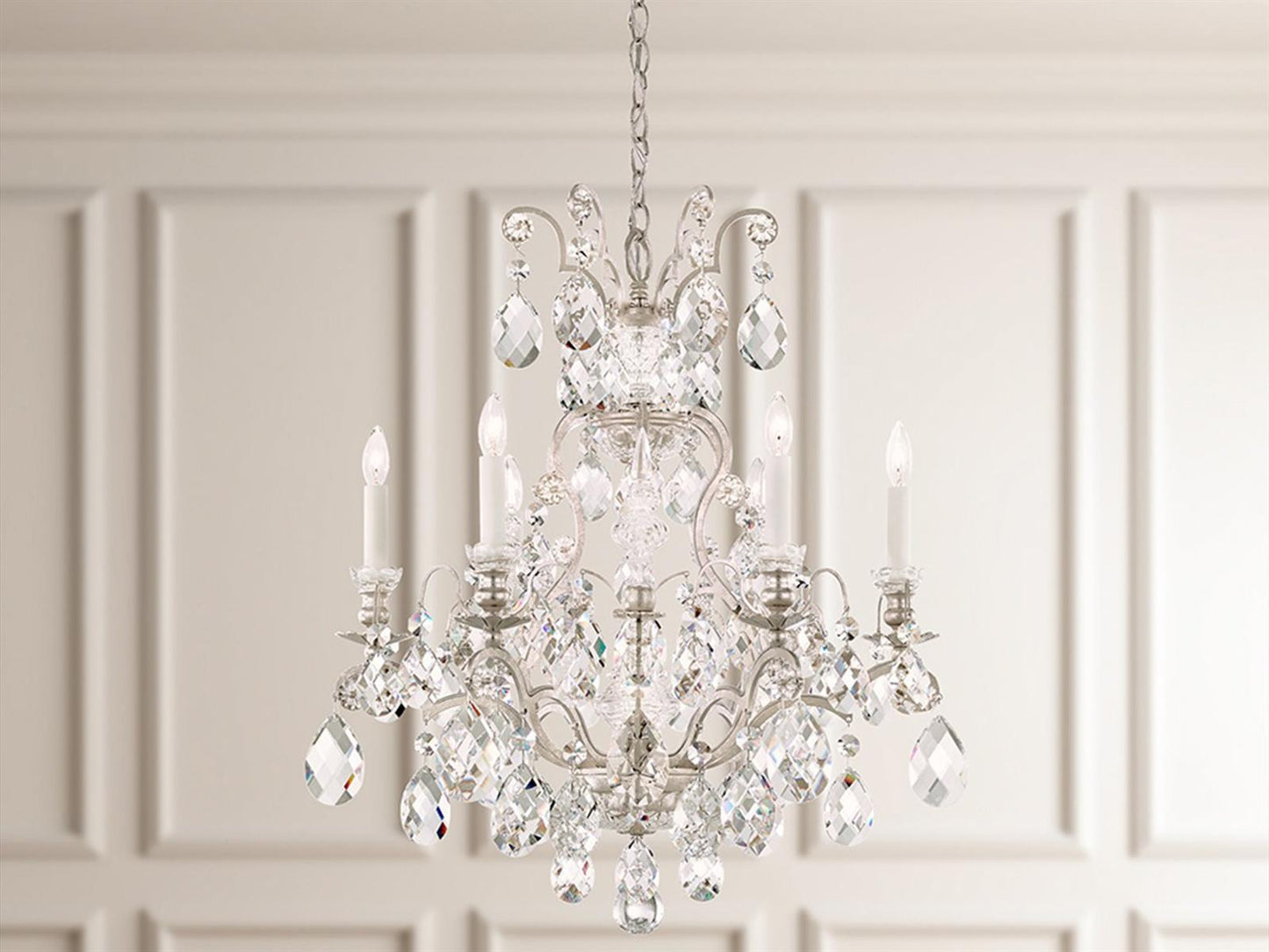 Schonbek 7-Light Renaissance Chandelier