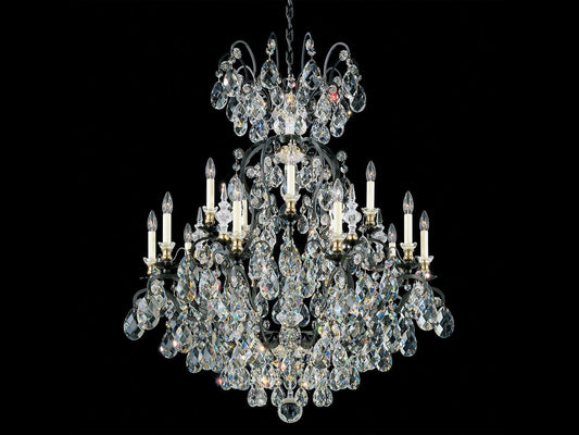 Schonbek Renaissance 16-Light Crystal Candelabra Chandelier
