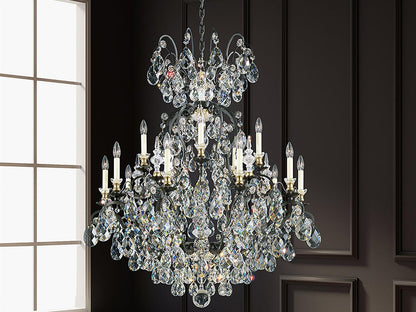 Schonbek Renaissance 16-Light Crystal Candelabra Chandelier