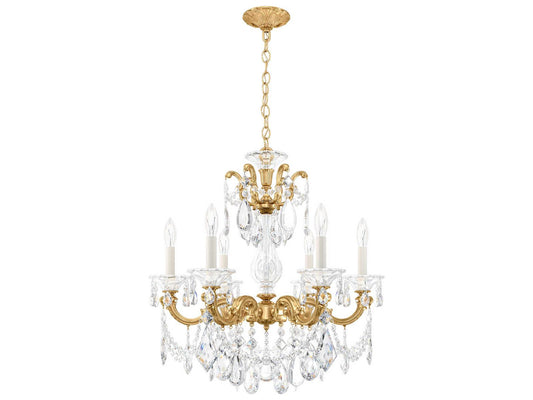 Schonbek 6-Light La Scala Crystal Chandelier