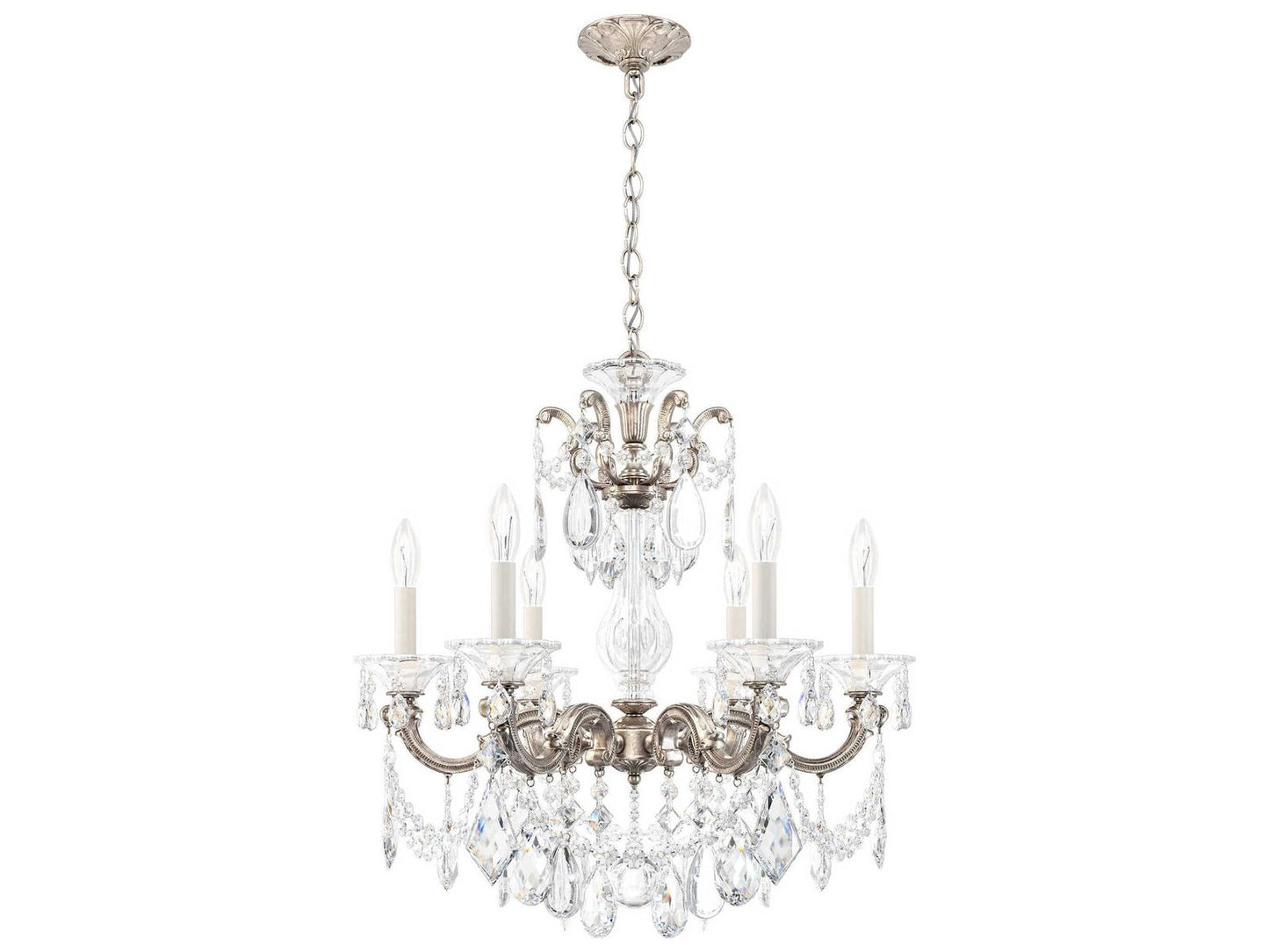 Schonbek 6-Light La Scala Crystal Chandelier