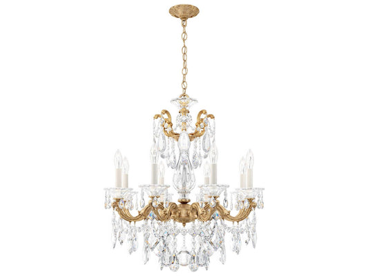 Schonbek La Scala 8-Light Candelabra Chandelier