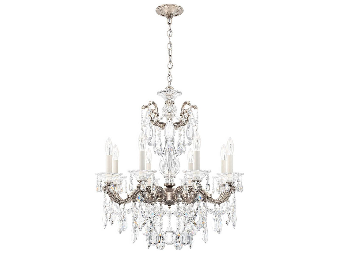 Schonbek La Scala 8-Light Candelabra Chandelier
