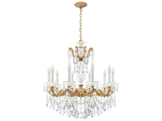 Schonbek 10-Light La Scala Candelabra Chandelier