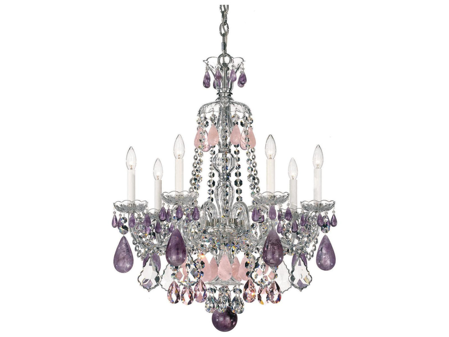 Schonbek 7-Light Hamilton Crystal Chandelier