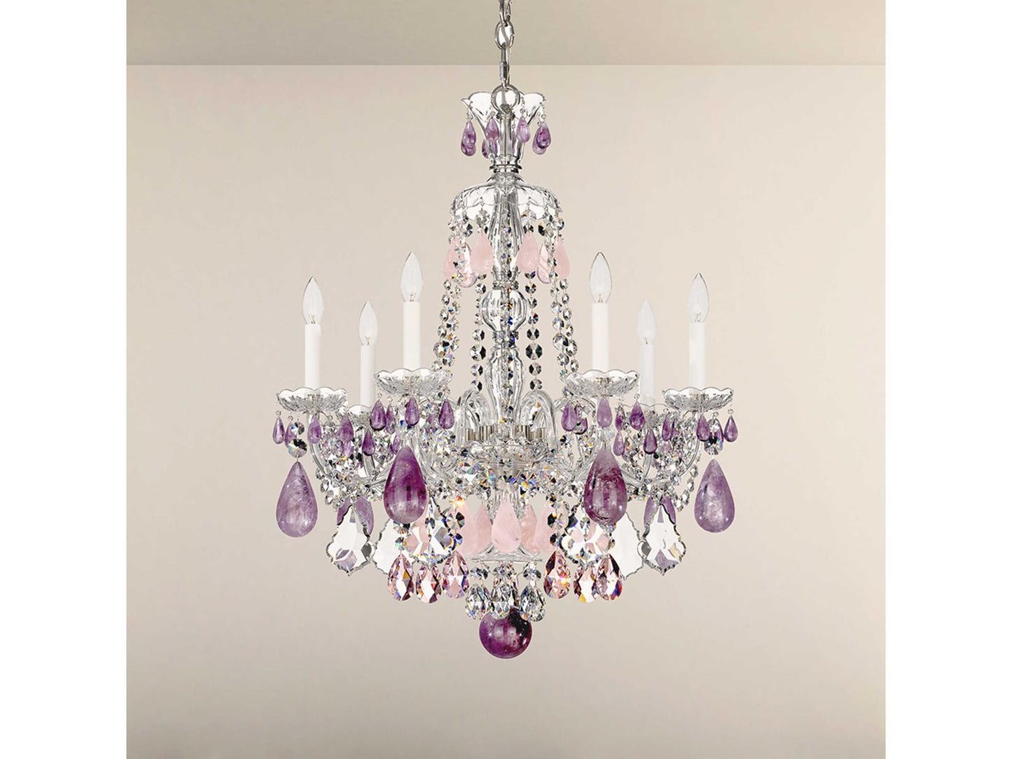 Schonbek 7-Light Hamilton Crystal Chandelier
