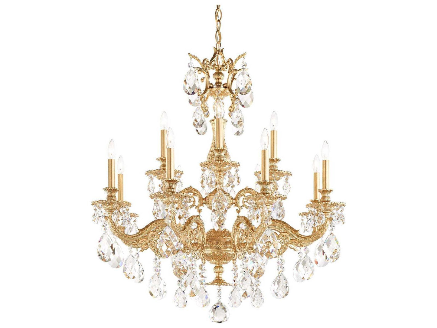 Schonbek 12-Light Milano Chandelier