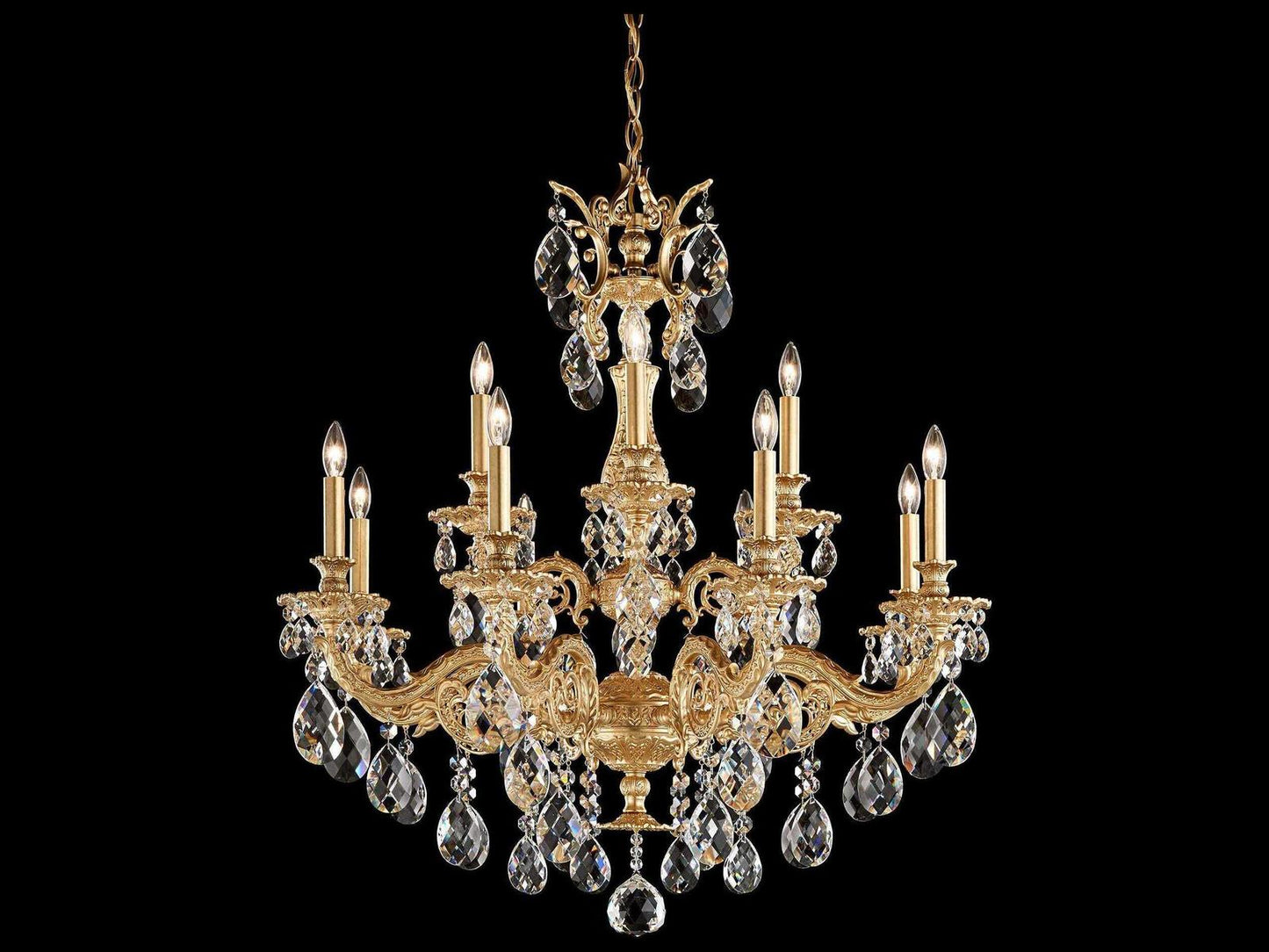 Schonbek 12-Light Milano Chandelier