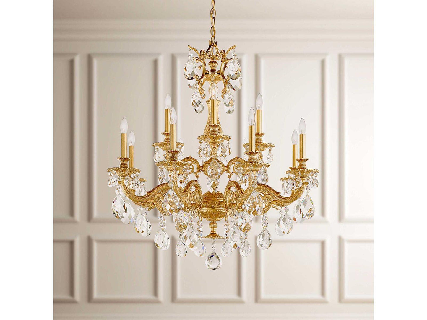 Schonbek 12-Light Milano Chandelier