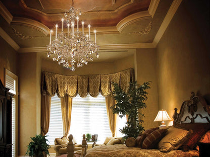Schonbek Milano 12-Light Crystal Candelabra Chandelier