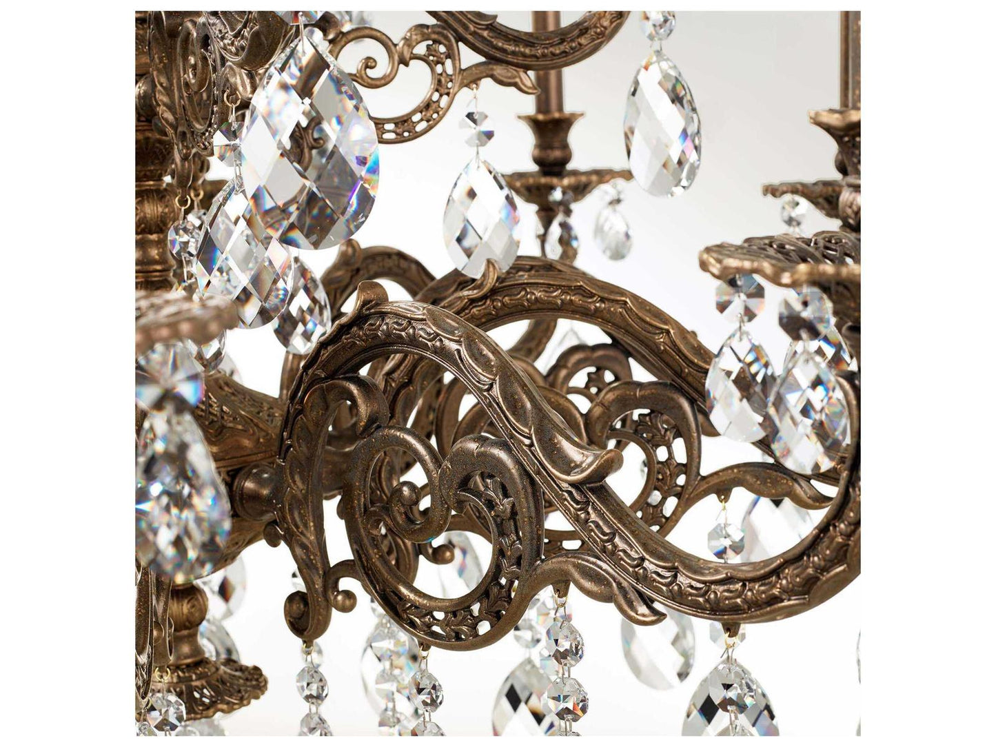 Schonbek 15-Light Milano Crystal Candelabra Chandelier