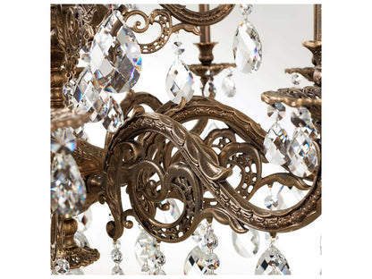 Schonbek 15-Light Milano Crystal Candelabra Chandelier