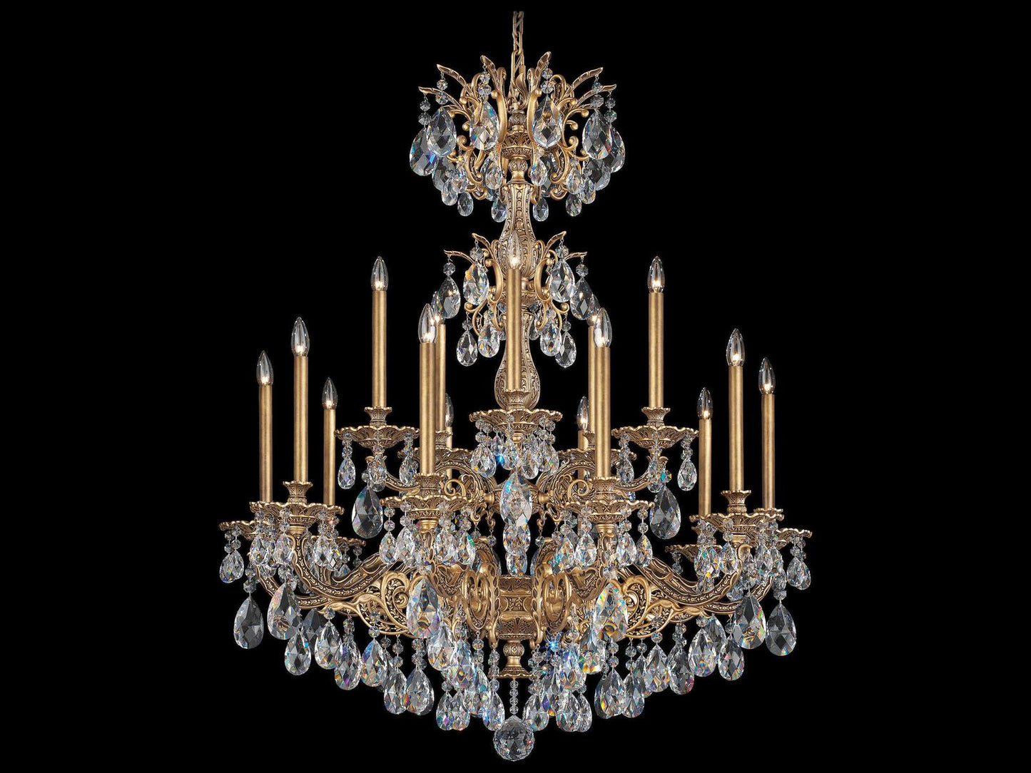Schonbek 15-Light Milano Chandelier