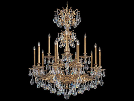 Schonbek 15-Light Milano Chandelier