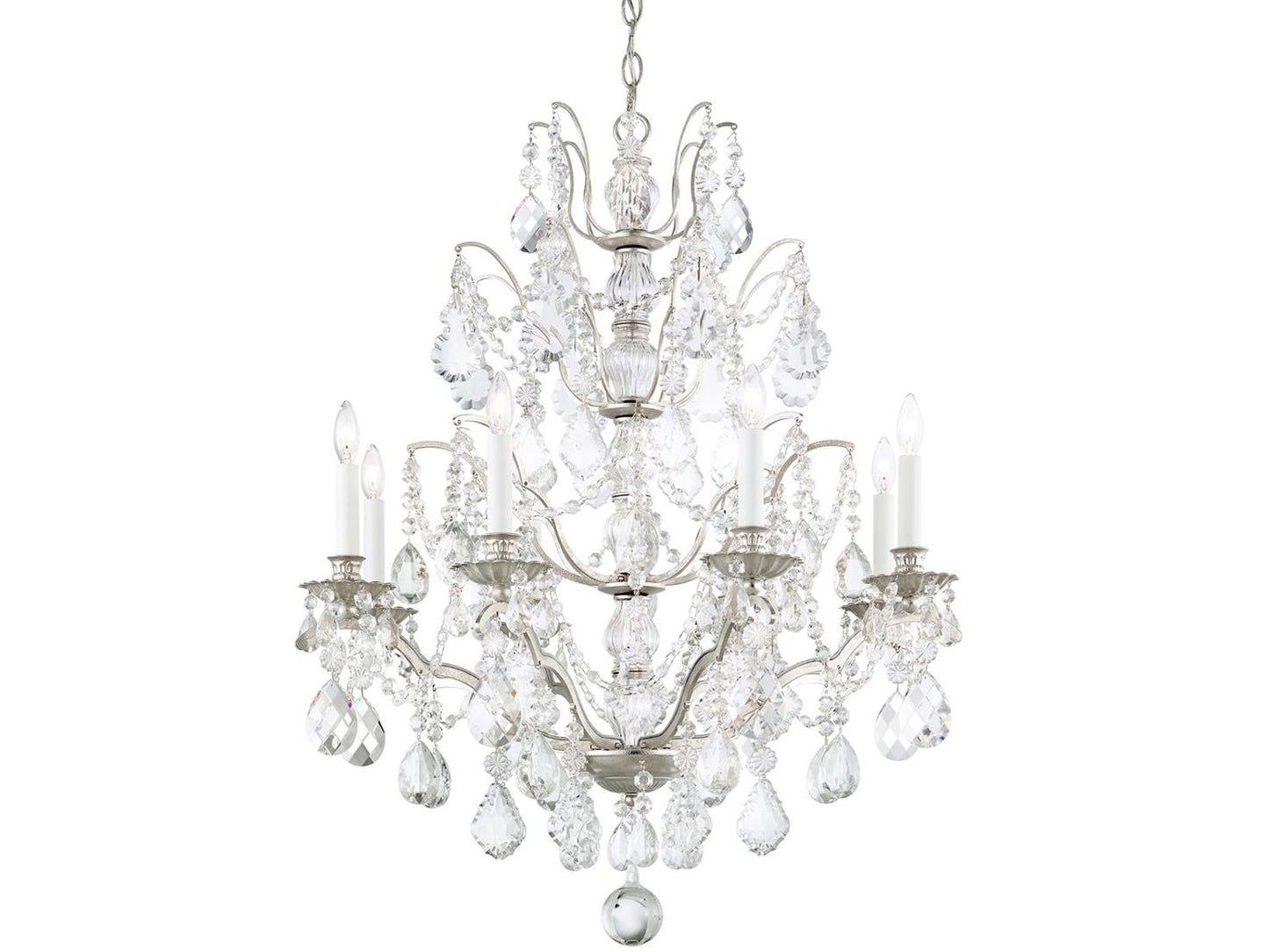 Schonbek Bordeaux 8-Light Crystal Chandelier