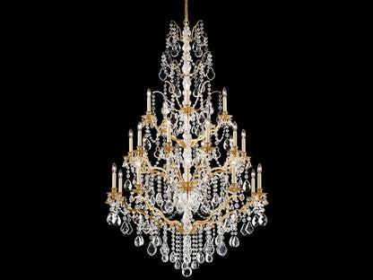 Schonbek 25-Light Bordeaux Crystal Candelabra Chandelier