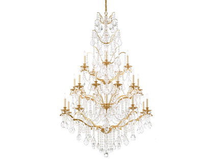 Schonbek 25-Light Bordeaux Crystal Candelabra Chandelier