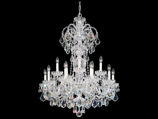 Schonbek 15-Light Olde World Crystal Candelabra Chandelier