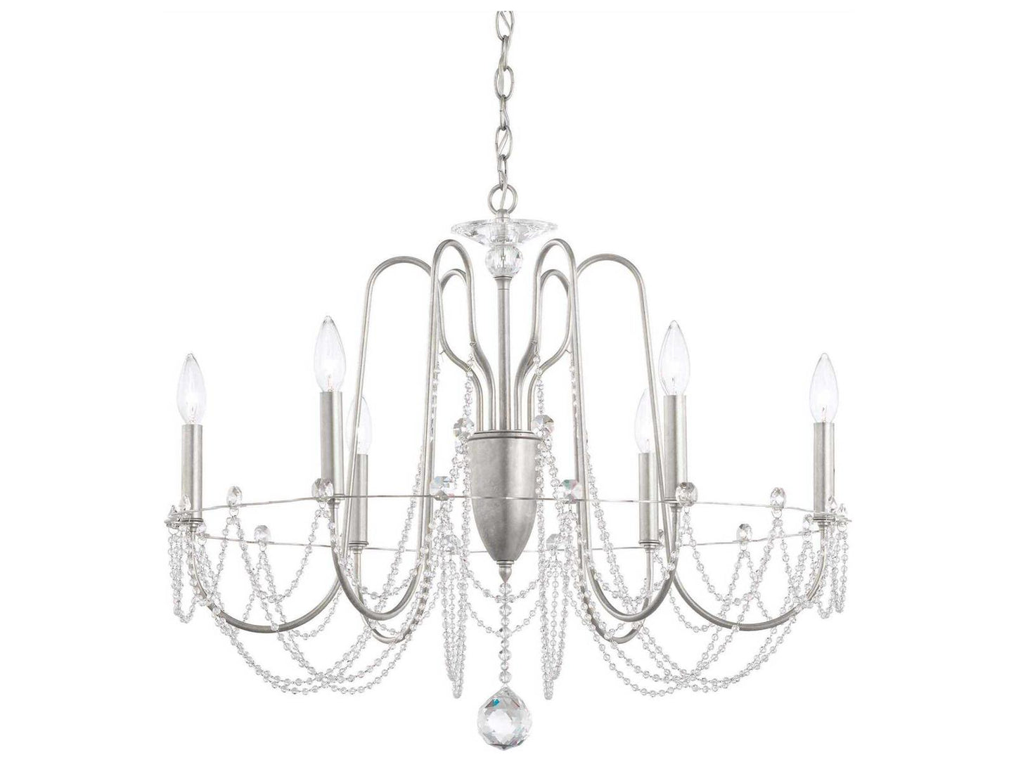 Schonbek Esmery 6-Light Candelabra Chandelier
