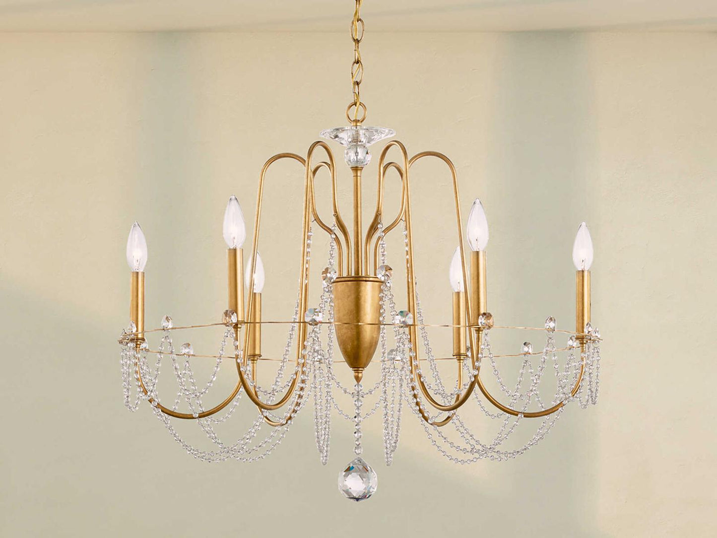 Schonbek Esmery 6-Light Candelabra Chandelier