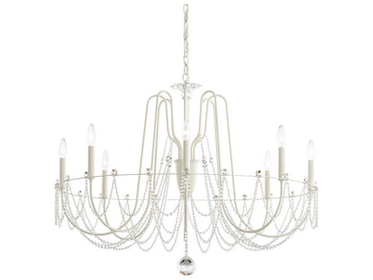 Schonbek 8-Light Esmery Candelabra Chandelier with Crystal Accents