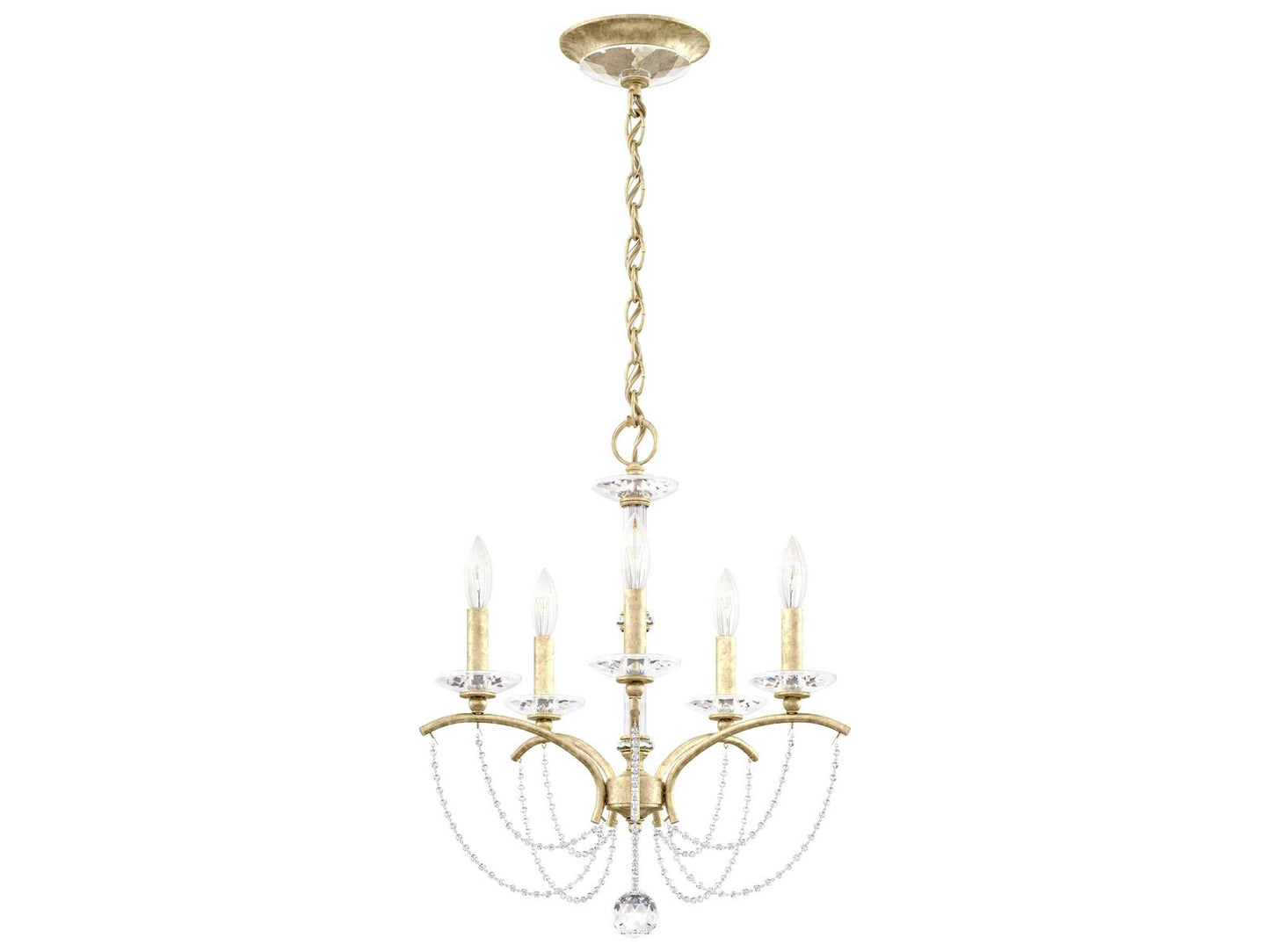 Schonbek 5-Light Priscilla Crystal Candelabra Chandelier