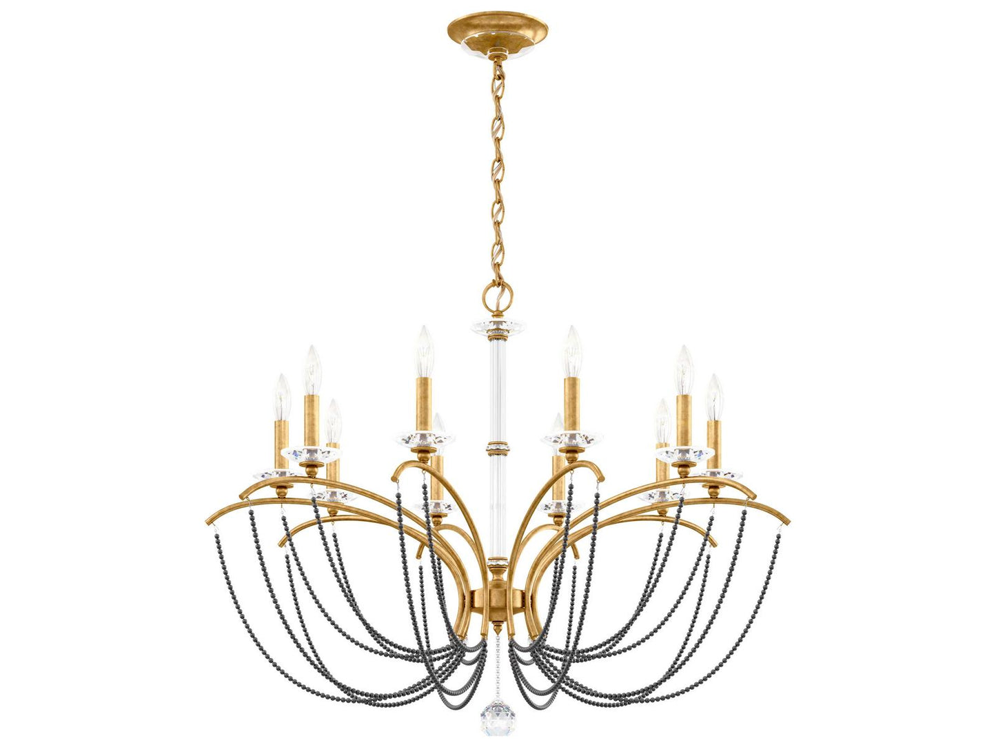 Schonbek 10-Light Priscilla Crystal Candelabra Chandelier
