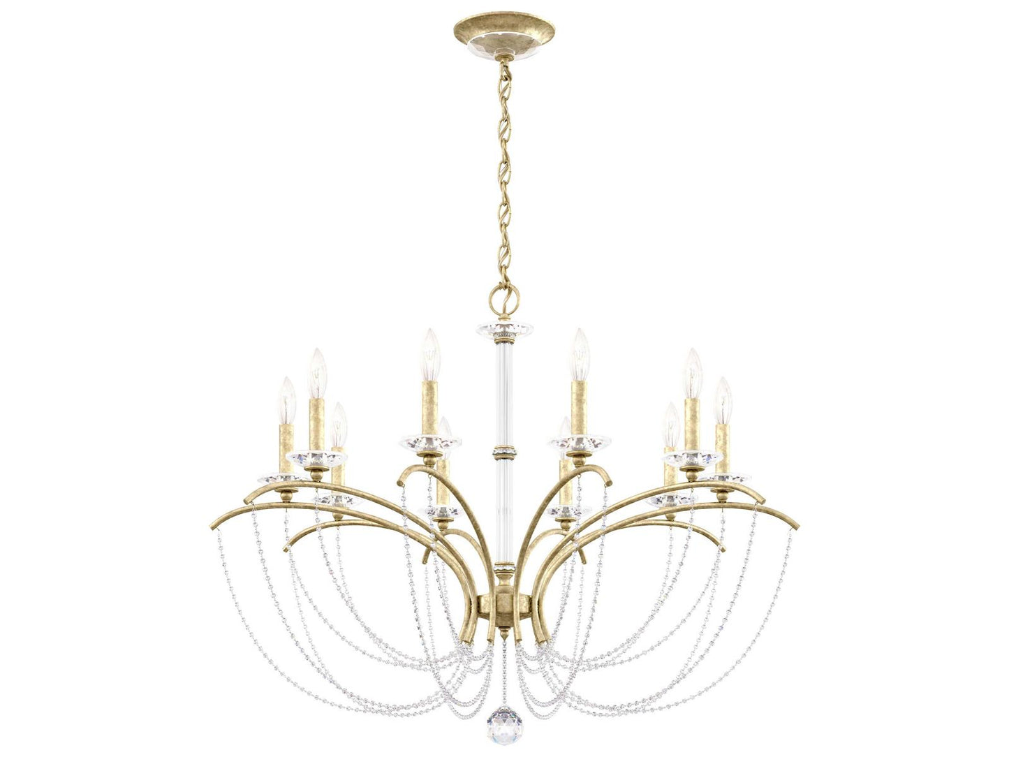 Schonbek 10-Light Priscilla Crystal Candelabra Chandelier