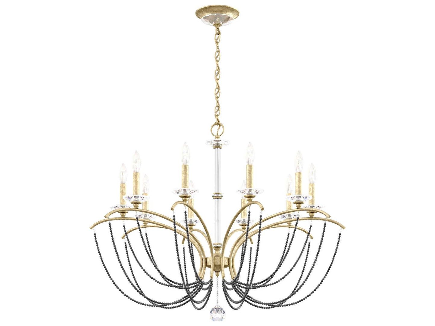 Schonbek 10-Light Priscilla Crystal Candelabra Chandelier