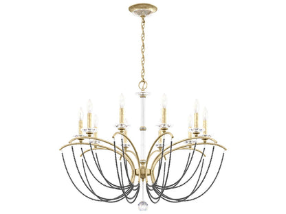 Schonbek 10-Light Priscilla Crystal Candelabra Chandelier
