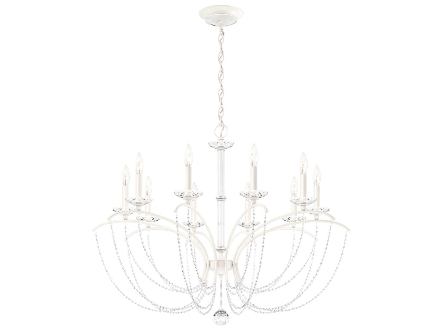 Schonbek 10-Light Priscilla Crystal Candelabra Chandelier