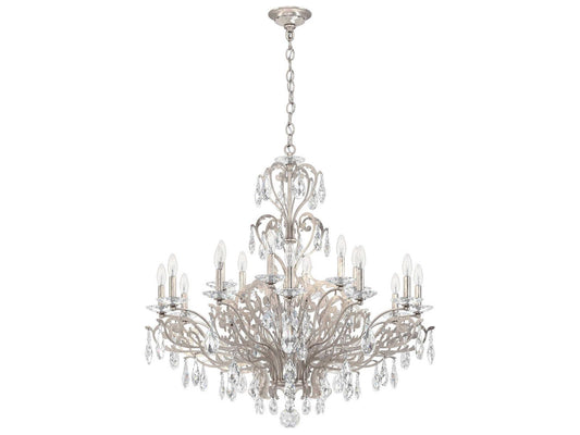 Schonbek Filigrae 18-Light Crystal Candelabra Chandelier