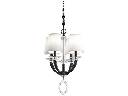 Schonbek Emilea 4-Light Chandelier with Clear Optic Crystal