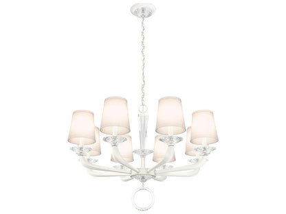 Schonbek Emilea 8-Light Crystal Candelabra Empire Tiered Chandelier