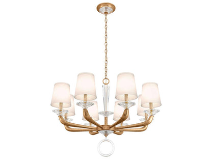 Schonbek Emilea 8-Light Crystal Candelabra Empire Tiered Chandelier