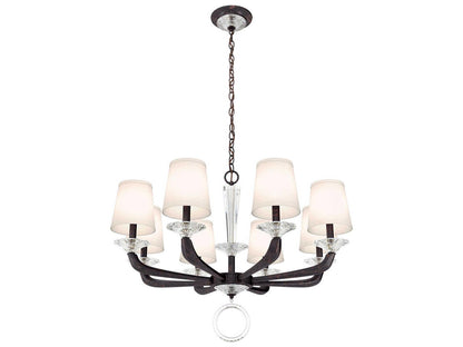 Schonbek Emilea 8-Light Crystal Candelabra Empire Tiered Chandelier